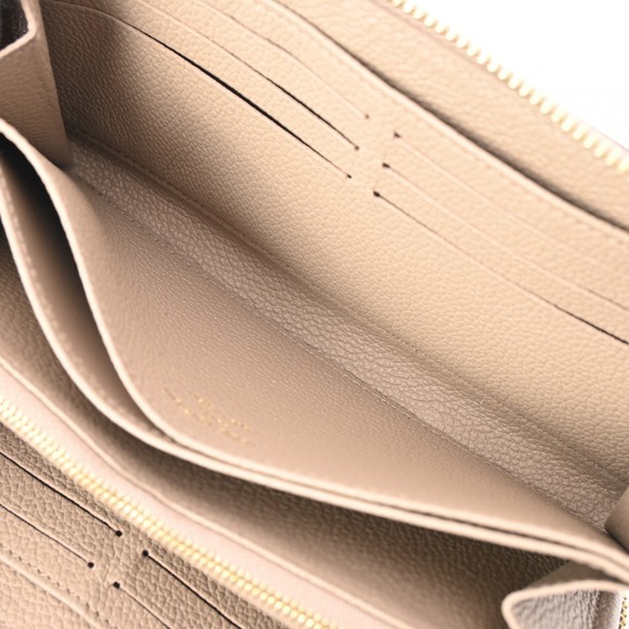 Louis Vuitton Bicolor Empreinte Zippy Wallet Tourtrail Creme Long - Picture 10 of 15